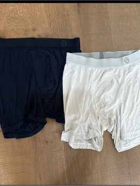 Lululemon All in Motion Modal Boxer Briefs underwear 5” SMALL x2